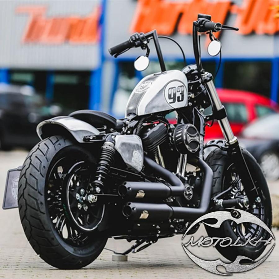 並行輸入品】バイク10インチ12インチエイプハンガーバー1インチ