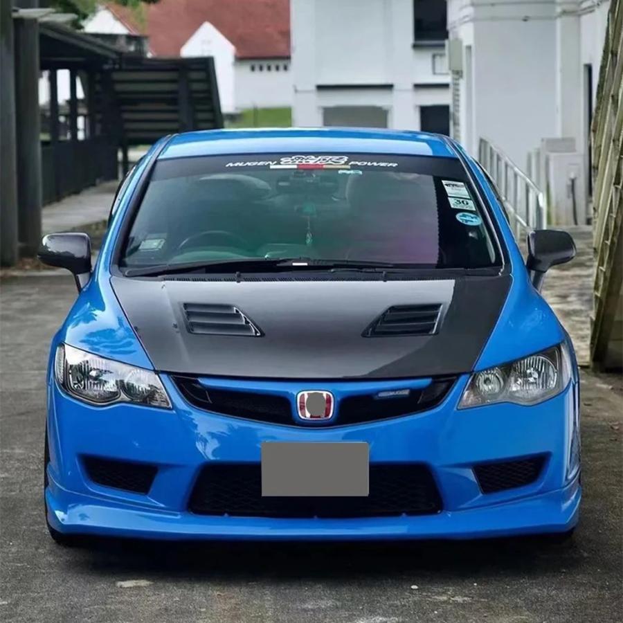 並行輸入品】ホンダ 2006-2011 シビック FD2 フロントバンパーリップ