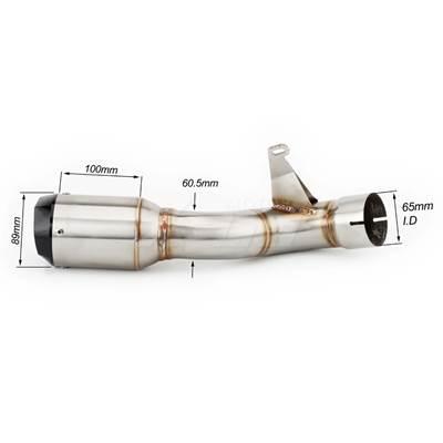 【並行輸入品】 インディdian Ftr 1200 s 2019 2020 ftr 1200用リンクパイプ付きバイク 二輪エキゾーストサイレンサー カーボン/ラリー用 2020エスケープの画像