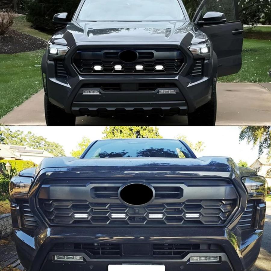 並行輸入品】車 LED フロントグリルマーカーライト DRL クリアランス