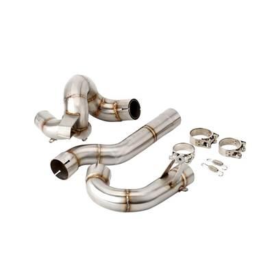 【並行輸入品】 バイクエキゾーストサイレンサー マルチストラーダv4 s v4s ピークエスケープ用スリップオンパイプ 2021 2022の画像