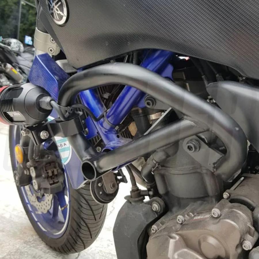 【並行輸入品】ヤマハトレーサーmt07 fz07 MT-07-FZ-07 mt 07用自動二輪車 二輪フロントロワークラッシュバー 発動機ひな型防御すること