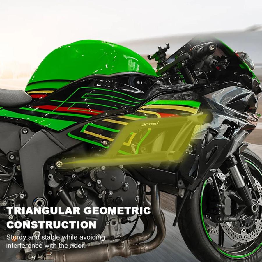 アイロン 並行輸入品】バイクスタントケージエンジンガードカワサキニンジャ