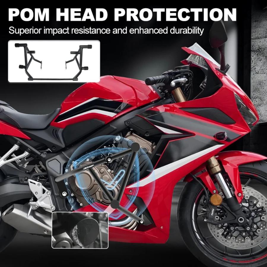 【並行輸入品】クラッシュバーホンダ CBR650R CB650R 2019-2021 2022 2023 バイクスタントケージエンジンガードバンパーフェアリングフレームプロテクター