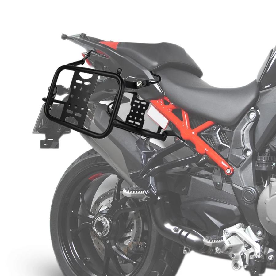 【並行輸入品】バイクサドルバッグサポートバーブラケットサイドパニアラック Ducati ムルティストラーダ V4 / V4S / V4 RS / V4 パイクスピー??ー??/V4