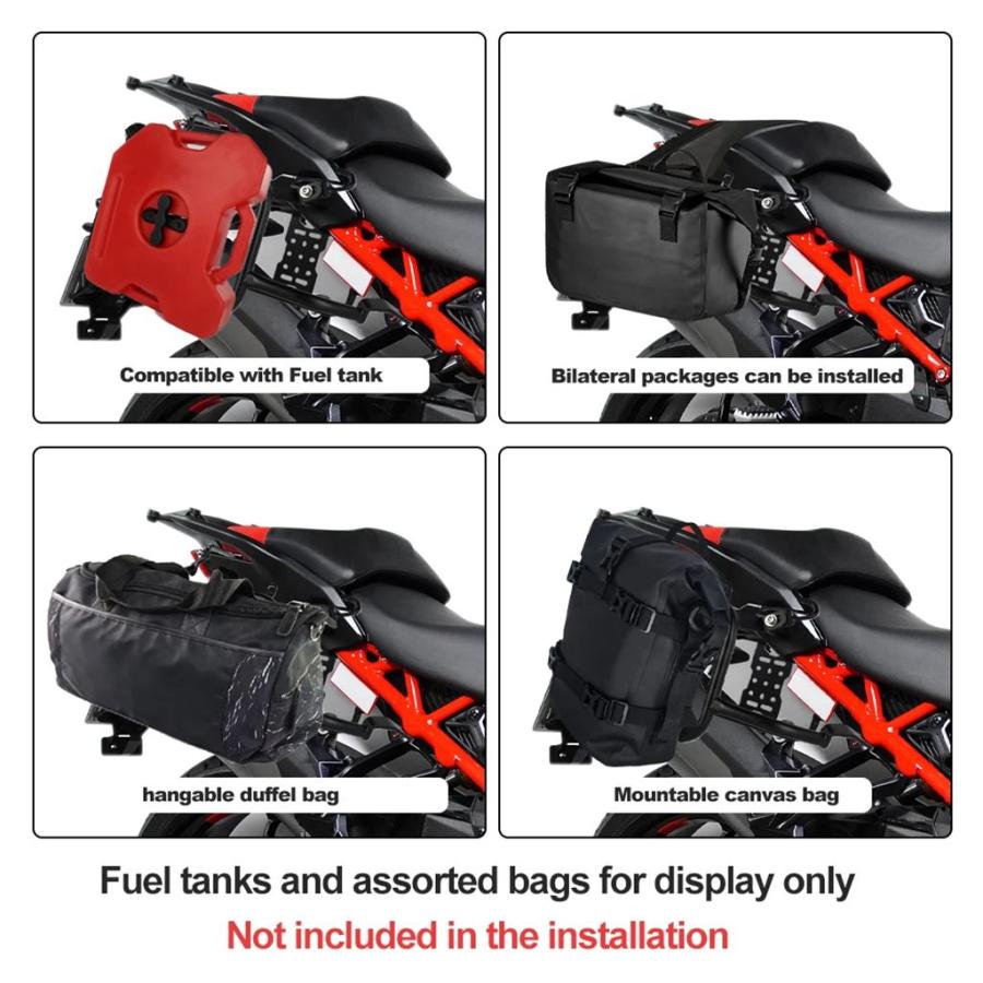 【並行輸入品】バイクサドルバッグサポートバーブラケットサイドパニアラック Ducati ムルティストラーダ V4 / V4S / V4 RS / V4 パイクスピー??ー??/V4
