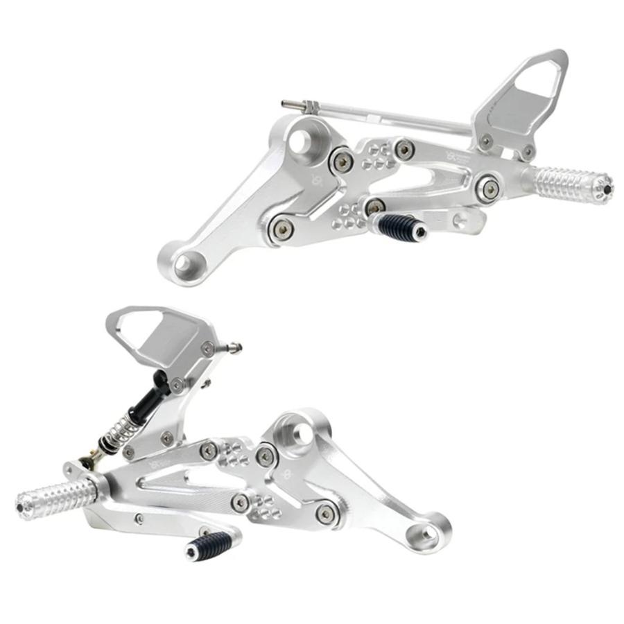 【並行輸入品】Aprilia RS660/Tuono660 2021 2022 2023 2024 2025用 バイクCNC調整式リアセット フットレストの画像