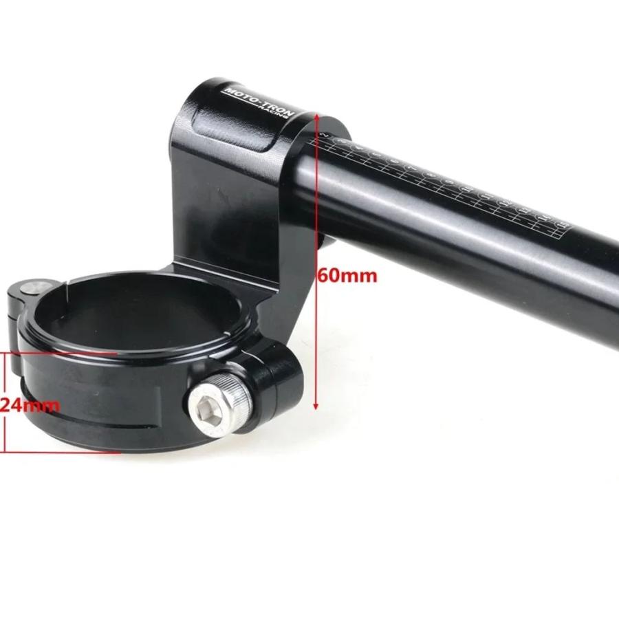 【並行輸入品】MOTO-TRON バイク CNC ハンドルバークリップオンフォークハンドルバークリップオンホンダ CBR650R 2019-2020-2021-2022-2023 2024 2025_5