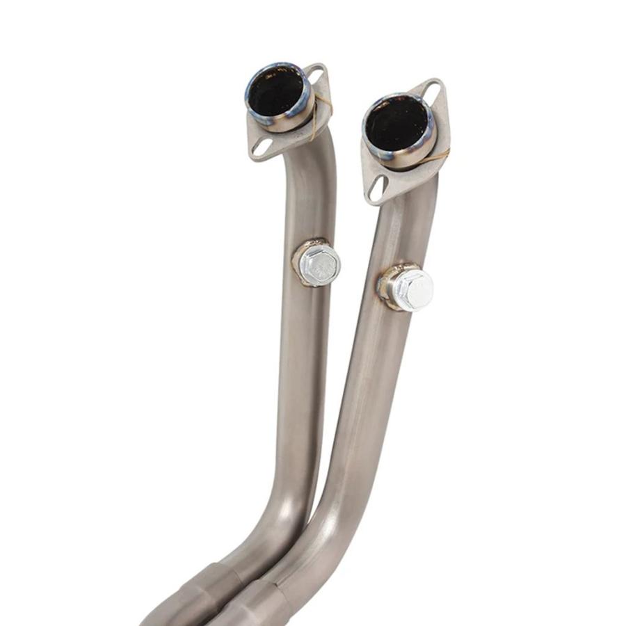 【並行輸入品】CFMOTO 450SR 450 SR 自動二輪車排気ガスチタンアロイフロントリンクパイプフルシステムカスタムマフラーエスケープモト一元管理用スリップオン