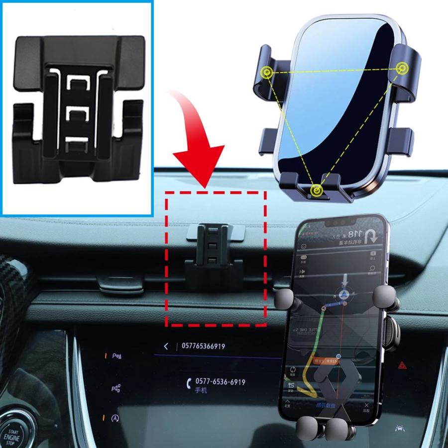 並行輸入品】携帯電話ホルダーキャデラック XT6 XT5 2016 ? 2025 GPS