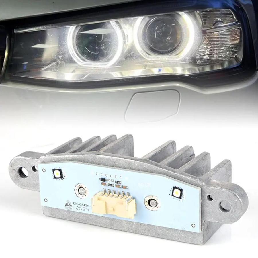並行輸入品】LEDモジュールヘッドライト ホワイトDRLエンジェルアイズ