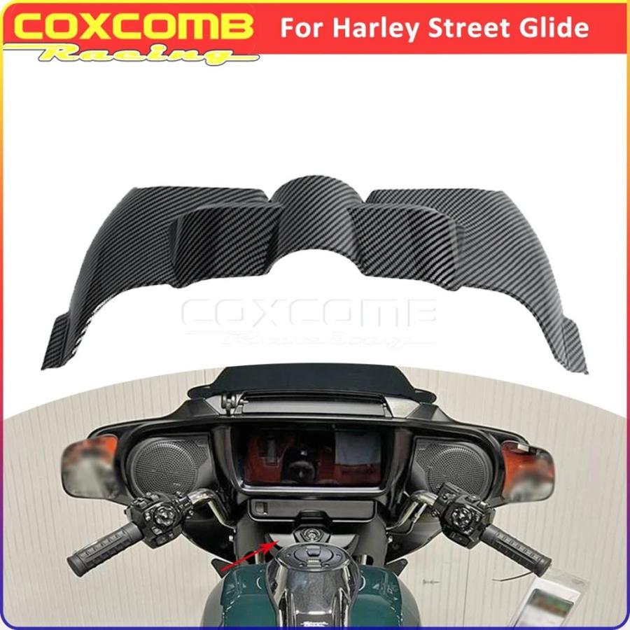 【並行輸入品】バイクダッシュパネルアクセントフェアリングカバースイッチコンソールキャップハーレーストリートグライド FLHX ウルトラ FLHXU CVO 121 FLH_1