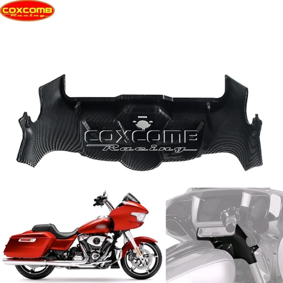 【並行輸入品】バイクダッシュパネルアクセントフェアリングカバースイッチコンソールキャップハーレーストリートグライド FLHX ウルトラ FLHXU CVO 121 FLH_2