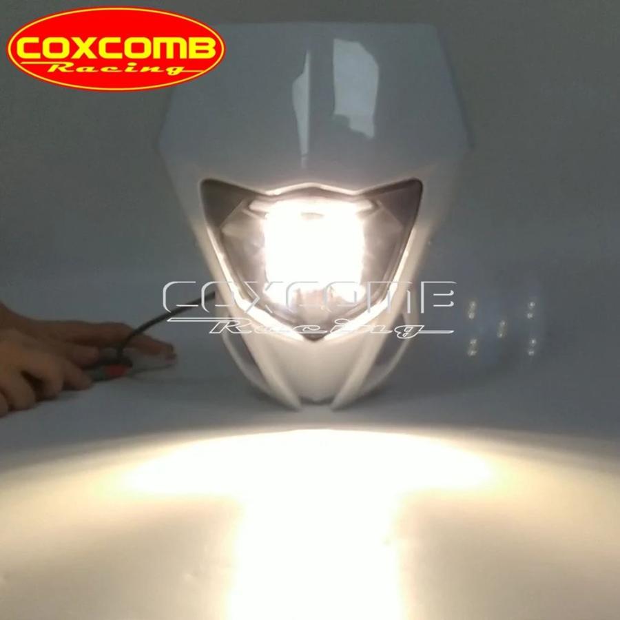 【並行輸入品】スーパーモト-エンデューロLEDヘッドライト ヤマハ用フロントライト yz125 yz250 yz450 yz450f wr250 wr450 yz85 wr125r tt250rの画像