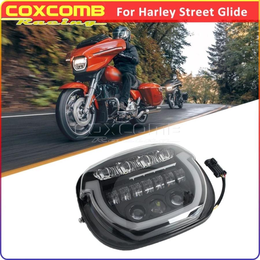 【並行輸入品】ハーレーツーリングストリートグライド FLHX CVO/SE FLHXSE ウルトラ FLHXU バイクライト LEDの画像