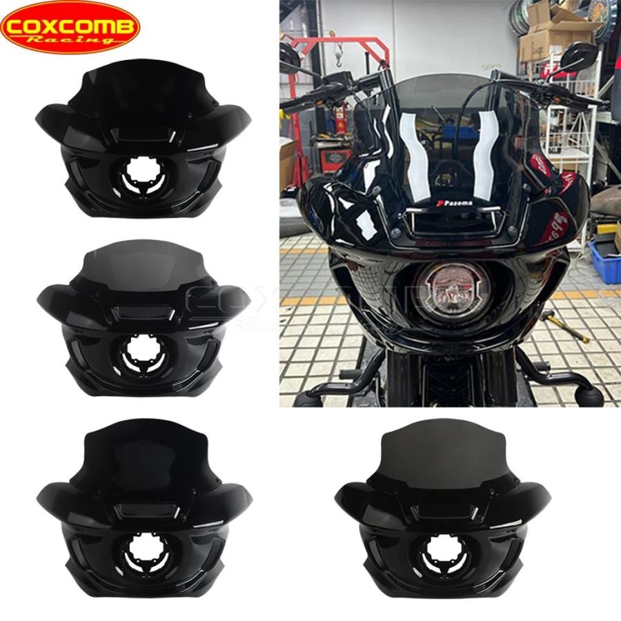 並行輸入品】バイクヘッドライトフェアリング 7 インチ9インチ