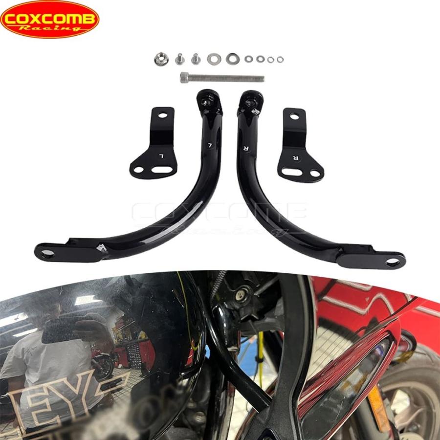 並行輸入品】バイクヘッドライトフェアリング 7 インチ9インチ