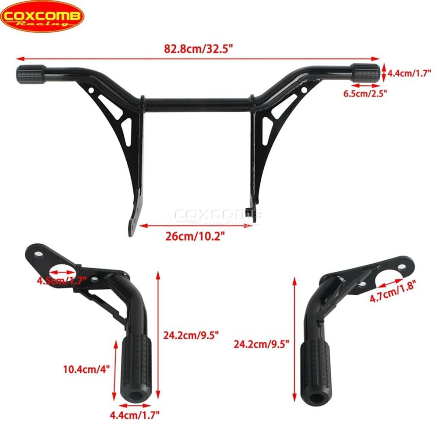 【並行輸入品】バイクフロントリアバー パッセンジャーペグ エンジンガード ハーレーソフトテール用バンパー スタンダードfxstファットボブfxfb 114 fxfbsの画像