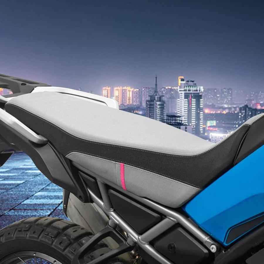 【並行輸入品】バイクアクセサリーフロントドライバーリア助手席ワンピースシートクッションシートカバー CFMOTO 450MT 450/MT 450 MT 2023-2024の画像