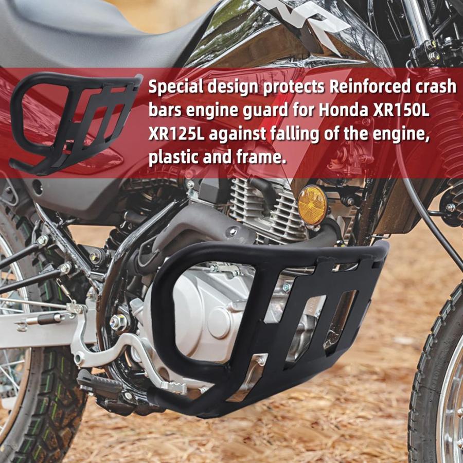 【並行輸入品】ホンダxr125l xr150 xr 125 150 l 2015-2023 2021 2022用強化バイク 二輪エンジン保護フレーム_3