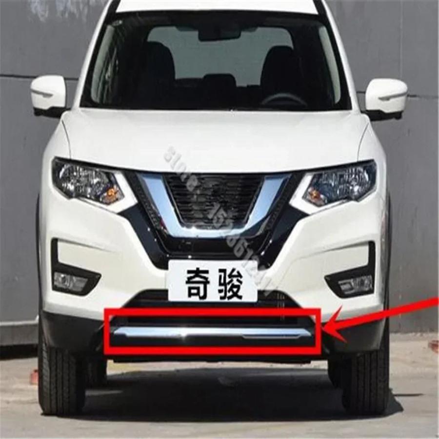 【並行輸入品】日産エクストレイルt32フロントリアバンパー保護トリム メッキ 衝突防止 オリジナル カースタイル 2017?2020 ...