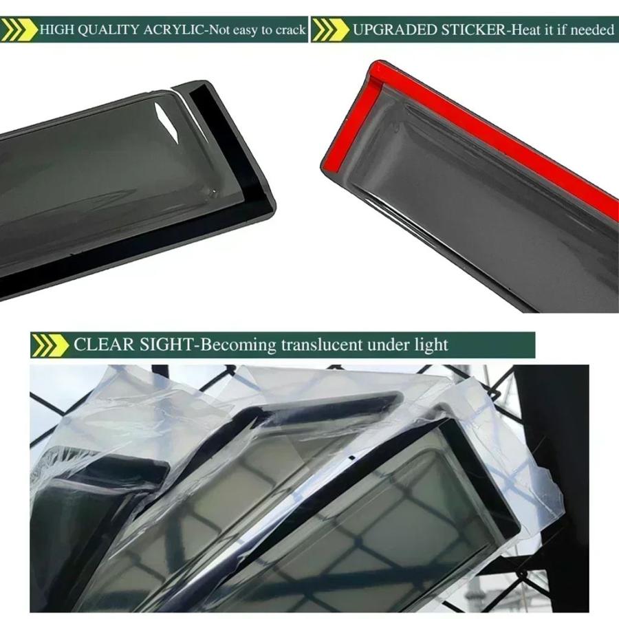 並行輸入品】ウィンドウバイザー日産ムラーノ Z51 2009 2010 2011 2012