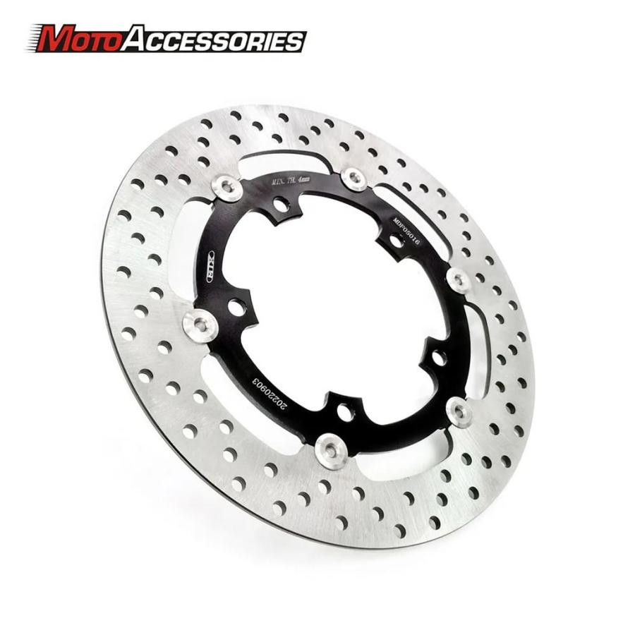 【並行輸入品】Suzuki sfv650グラディウス用バイク 二輪フロント右側ブレーキローターディスク シティフロント フローティングディスク バイクアクセサリーの画像
