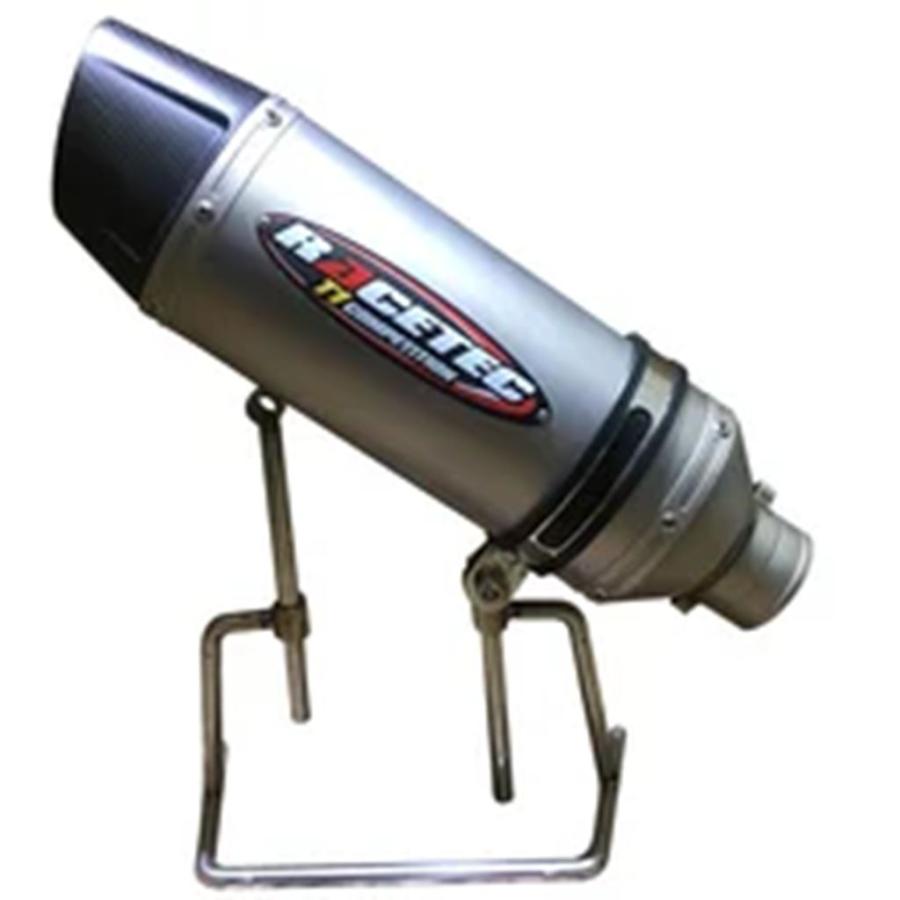【並行輸入品】51 mmチタンカーボンバイクマフラーパイプインレット 280 mm-320 mmバイクパフォーマンス排気システム