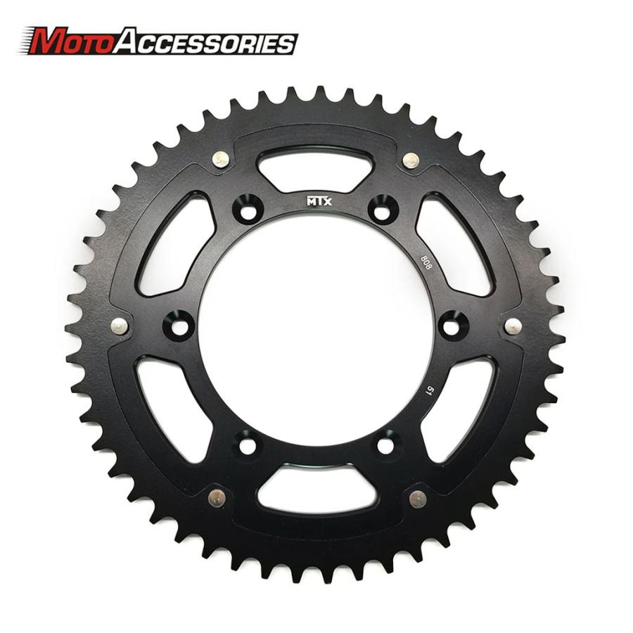 【並行輸入品】MTX スプロケット Rm-z450 スズキオフロード RM125 F DR250 L RM250 RM-Z250 RM-Z450 リアスプロケットバイク 49T 50T51T スプロケットの画像