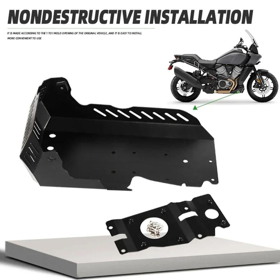 【並行輸入品】エンジン保護カバーバッシュガードスキッドプレートベリーパンプロテクターハーレーパンアメリカ 1250 S 1250S RA1250 PA1250 アクセサリーの画像