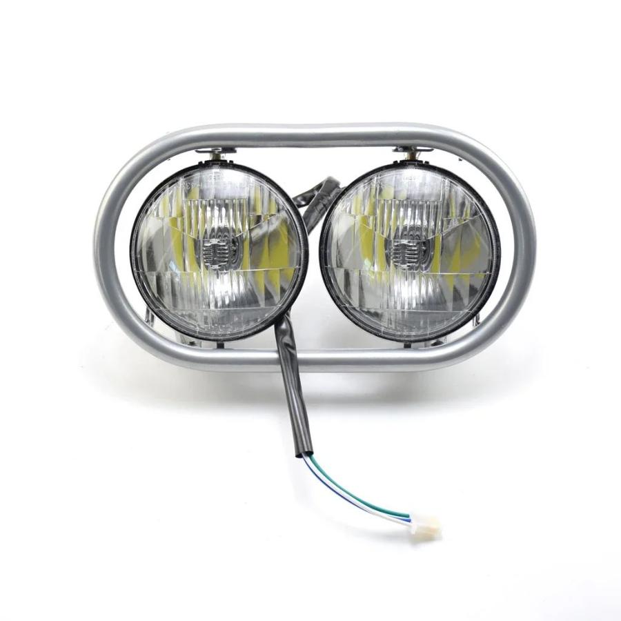並行輸入品】バイク用ダブルヘッドライト配線ハーネス ヘッドライト
