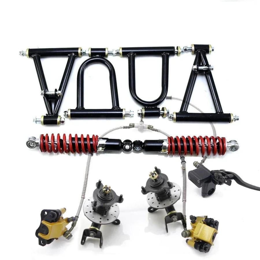 【並行輸入品】220 mmサスペンションスイング A アーム上部/アンダーステアリングナックルスピンドル 3/4 スタッドホイールハブショックブレーキキャリパーの画像