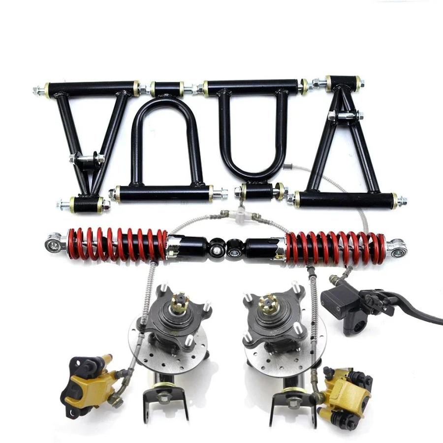 【並行輸入品】220 mmサスペンションスイング A アーム上部/アンダーステアリングナックルスピンドル 3/4 スタッドホイールハブショックブレーキキャリパーの画像