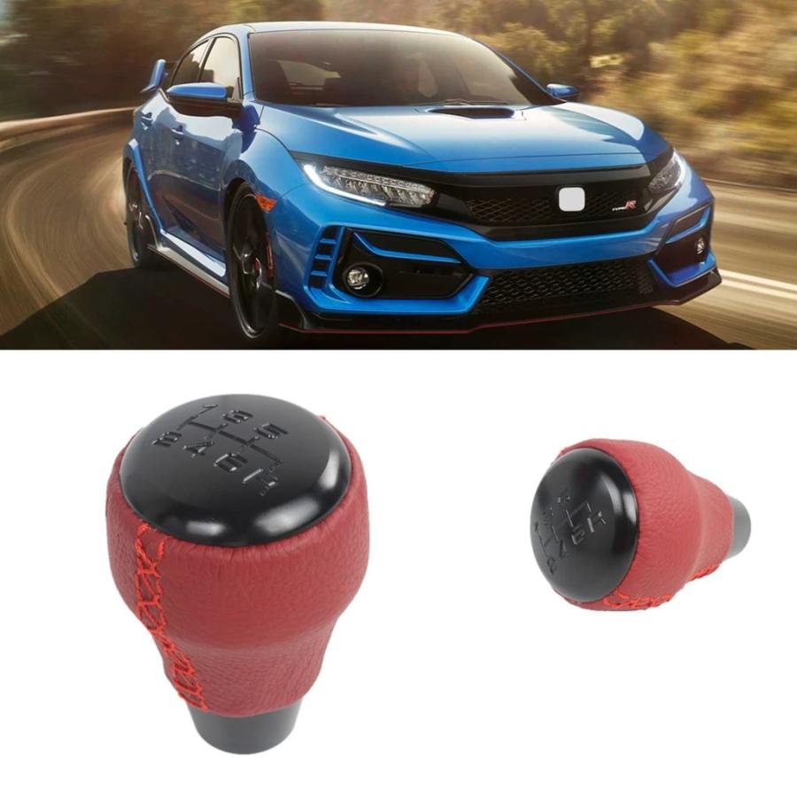 並行輸入品】6速PUレザーギアスティックシフトノブホンダシビック