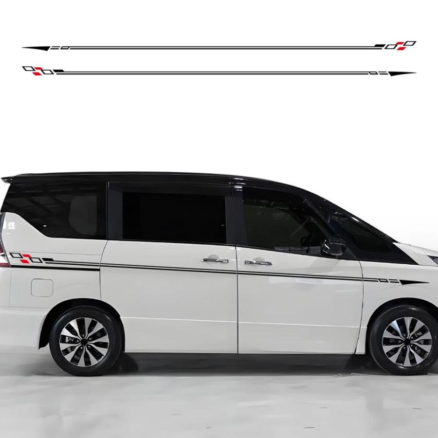 並行輸入品】ウエストラインステッカー日産セレナ C27 ビニール