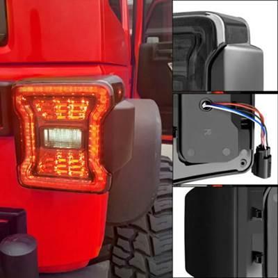 並行輸入品】 ジープラングラーJk US EUバージョン 2007-2017LEDテール