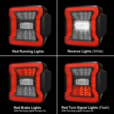 並行輸入品】 ジープラングラーJk US EUバージョン 2007-2017LEDテール