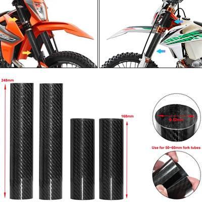 並行輸入品】 カーボンフロントフォークチューブプロテクションカバー