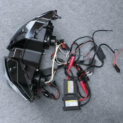 ヘッドライトセット　da62w プロジェクター　HID 並行輸入品】 カワサキニンジャZX6R 2013-2018悪魔エンジェルアイhid