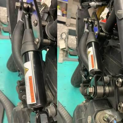 【並行輸入品】 ヤマハ yzf r3 yzfr25 YZF-25 YZF-R3用バイク 二輪ダンパー ブラケット取り付けキット