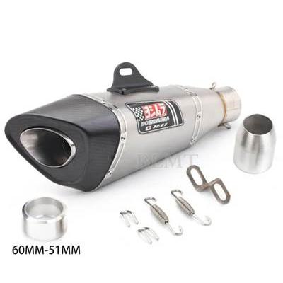 【並行輸入品】 汎用 51 mm 60 mmバイク排気 Db キラー吉村 R11 マフラー Z900 GSXR1000 SV650 R6 R3 ZX6R ZX10 K7 MT07 MT09の画像