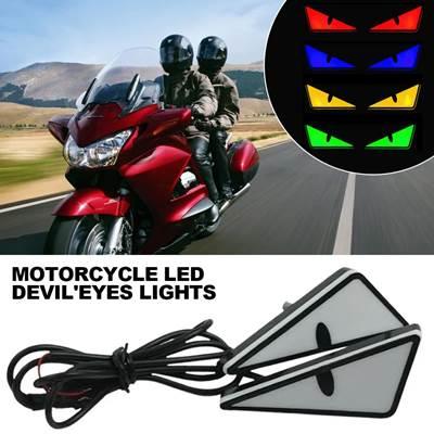 並行輸入品】 バイクデビルアイLEDライト 汎用ヘッドライト ミニ