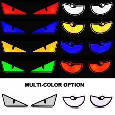 並行輸入品】 バイクデビルアイLEDライト 汎用ヘッドライト ミニ