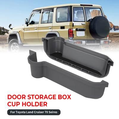 並行輸入品】 トヨタランドクルーザー70用ドアポケット収納ボックス
