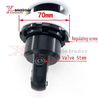 並行輸入品】 310 mm 1000LBS 減衰リアショックアブソーバー