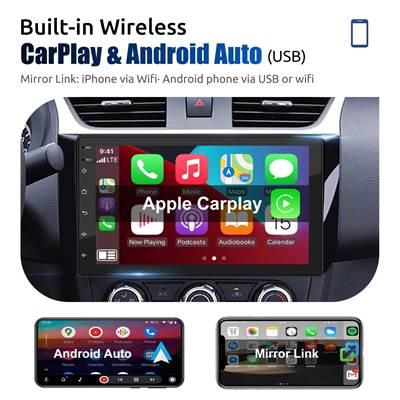 ESSGOO 9インチポータブルCarPlayモニター状態良好品フィルム付 並行輸入品】 Essgoo-カーマルチメディアプレーヤー ビデオプレーヤー