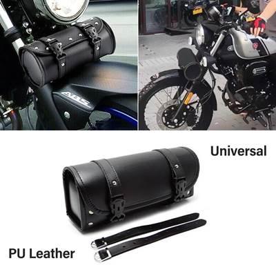バイク用PUレザーバッグ フロントフォークテールツール用バッグ バイク用PUレザーバッグ フロントフォークテールツール用バッグ