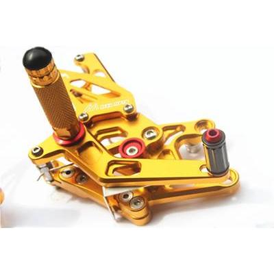 【並行輸入品】 ホンダcbr1000rr 2008 2015 10 11 12 13 14 用アルミニウムバイク 二輪調整可能ブレーキシフター cncの画像