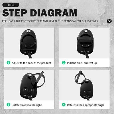 【並行輸入品】 リアアームレスト シートグリップ付きアームレスト ホンダ用アクセサリー ゴールドウイングgl1800 2001-2016 2017の画像