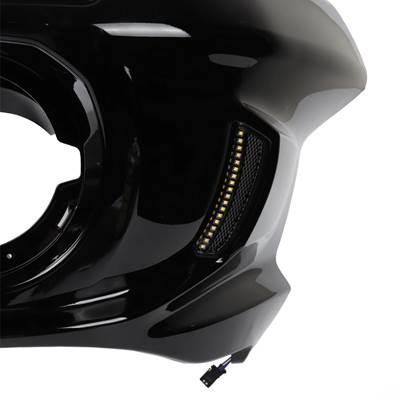 ハーレー ソフテイル ローライダー LED ライト ベント ST エルディアブロ ローライダーST、エルディアブロ LEDフェアリングベントライト